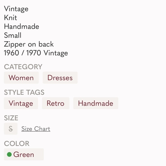 VTG 70s Rare Mod Neon Dress XS/S/M 50s 60s Designer Grn Mad Max Hippie - Picture 8 of 8